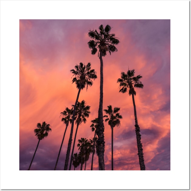 Tropical Sunset Photograph Wall Art by TeeTrendz